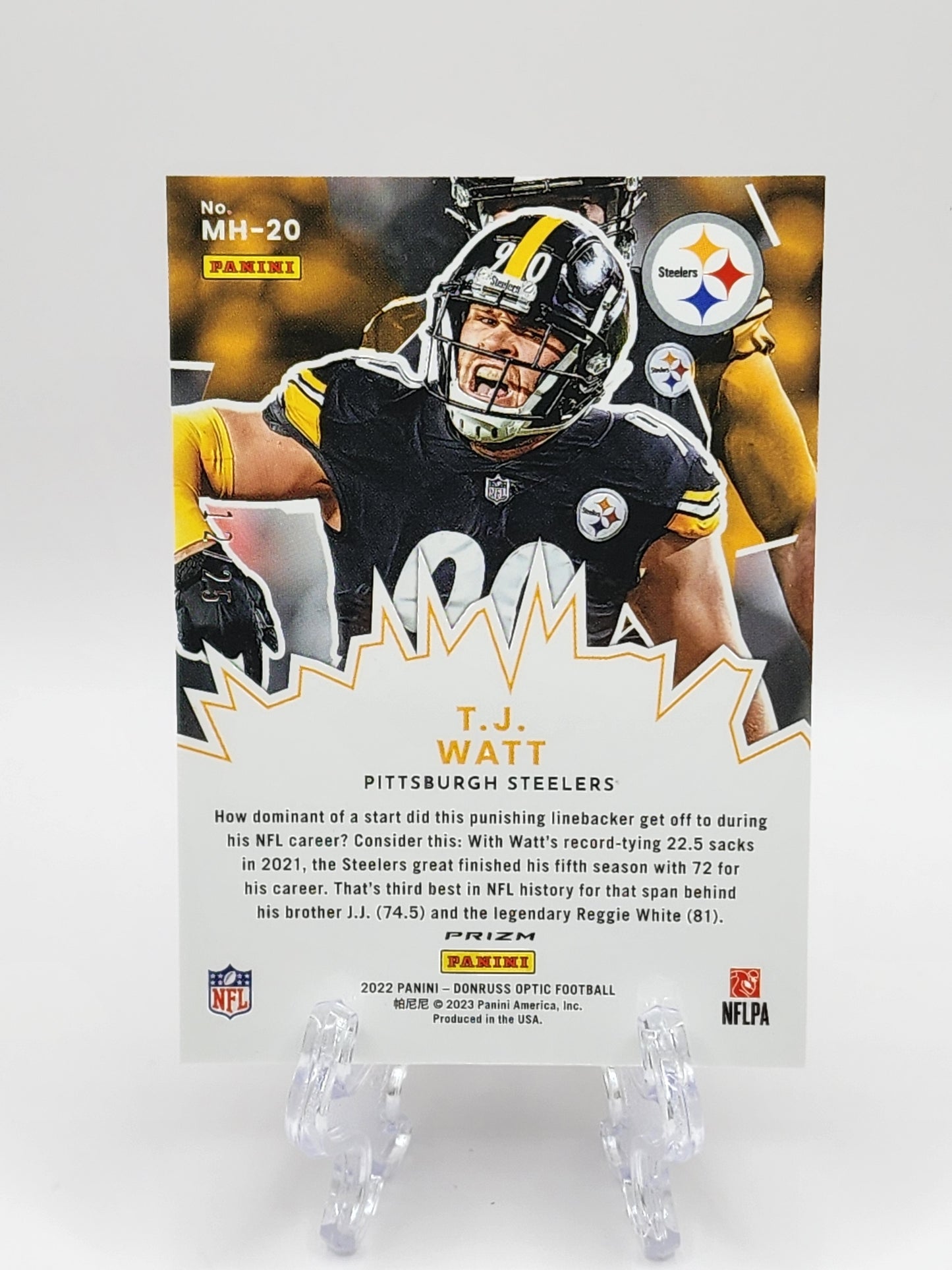 2022 T.J. Watt My House FOTL Purple #12/25